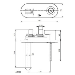 Ideal Standard Simply U A4482AA Смеситель для раковины