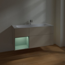 Villeroy Boch Finion F060GMHH Тумба под раковину 1196х498 мм (olive matt/sand matt)