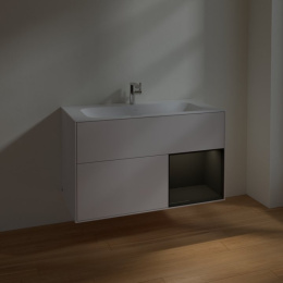 Villeroy Boch Finion F040PHGJ Тумба под раковину 996х498 мм (glossy black/light grey matt)
