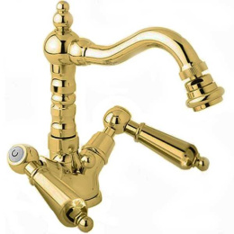 Смеситель Cezares FIRST-BS2-01-M для биде, хром, ручки металл