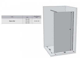 Фисатор Ravak Walk-In (GW9W70C00Z1)