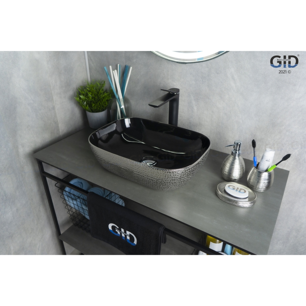 Раковина накладная Gid D1333h020
