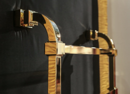 Фото Полотенцесушитель водяной Margaroli Concerto 732-4 732-4CR, высота 81 см, ширина 53, хром