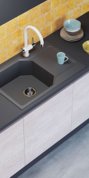 Кухонная мойка Omoikiri Yonaka 65-GR Artgranit (4993346) leningrad grey