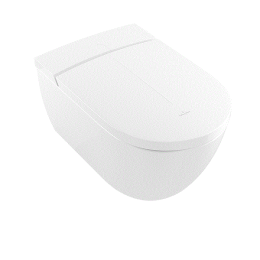 Унитаз с открытым Villeroy&BochViclean V0E100R1 смывным краем вид грязеотталкивающего покрытия-Cera