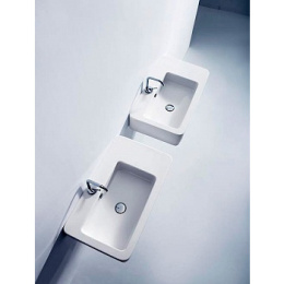 Kerasan Ego 324301 раковина 75х43 с 1 отверстием под смеситель, цвет белый