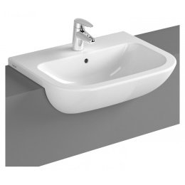 Раковина полувстраиваемая 55 см Vitra S20 (5524B003-0001) белый