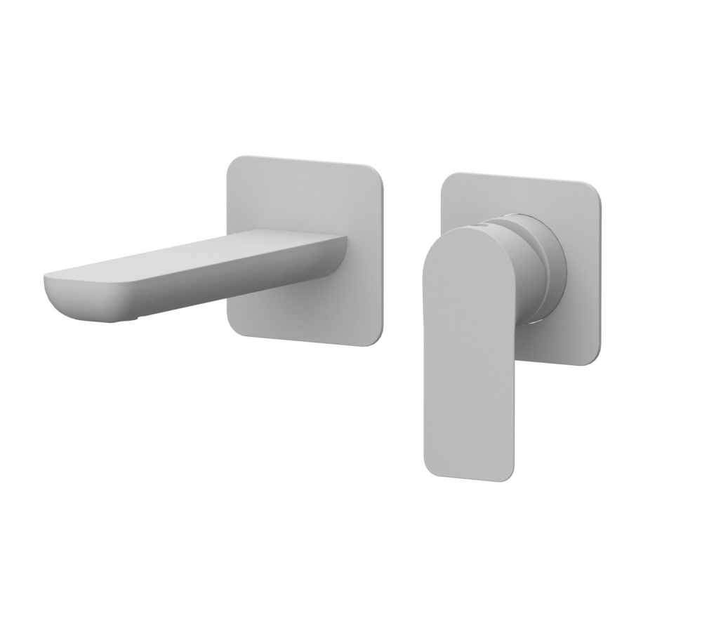 Remer Infinity I15PLBO Настенный смеситель для раковины (белый матовый)