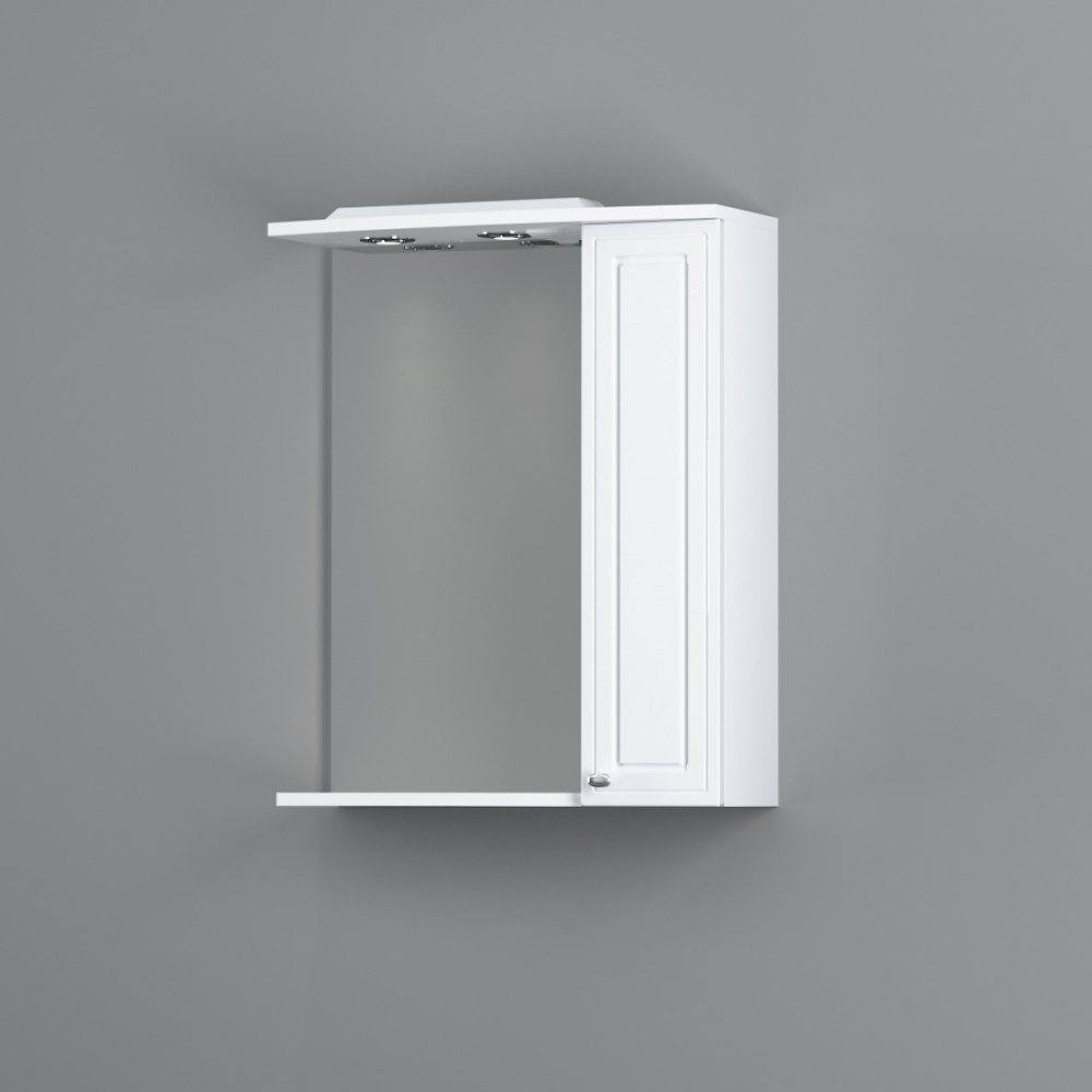 RedBlu by Damixa M41MPR0601WG Palace One, зеркало, частично зеркальный шкаф, правый, 60 см, с подсве