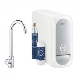 Фото Смеситель для кухни Grohe Blue Home 31498000, с функцией фильтрации и газирования воды только с филь