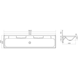 Раковина из нержавейки Teka WT306 180