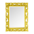 Migliore 30489 Зеркало прямоугольное ажурное H75xL95xP3 cm, золото