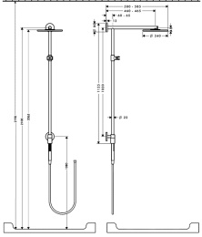 Душевая система Hansgrohe Raindance S 240 (27164000) хром
