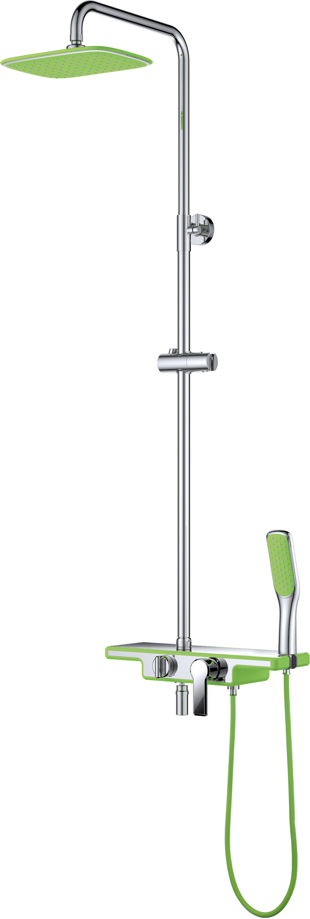 Душевая система D&K Berlin.Humboldt (DA1453712B13) зеленый