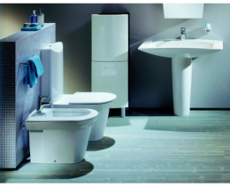 LAUFEN Mylife 8.3294.1.400.308.1 Биде напольное с 3-мя отверстиями для смесителя