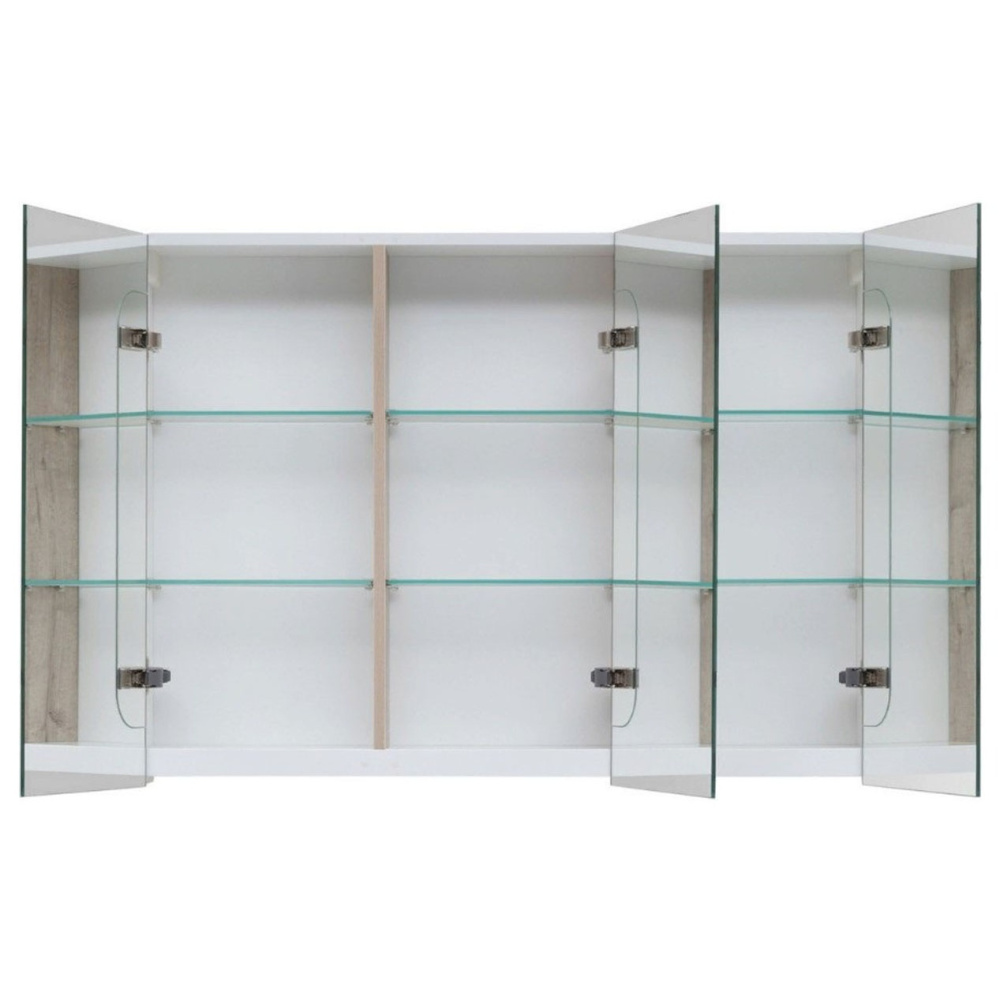 Зеркальный шкаф Dreja Premium 77.9003W, 100x74 см, белый глянец