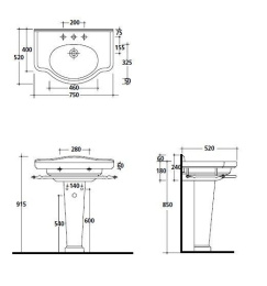 Держатель полотенца Galassia Ethos (8457)