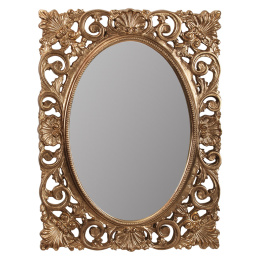 Migliore 30627 Зеркало прямоугольное ажурное h95xL73xP4 cm, бронза