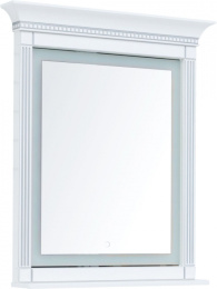 Фото Зеркало Aquanet Селена 70 белый, серебро