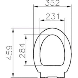 Сиденье и крышка для унитаза Vitra Sunrise (75-003-009) белый