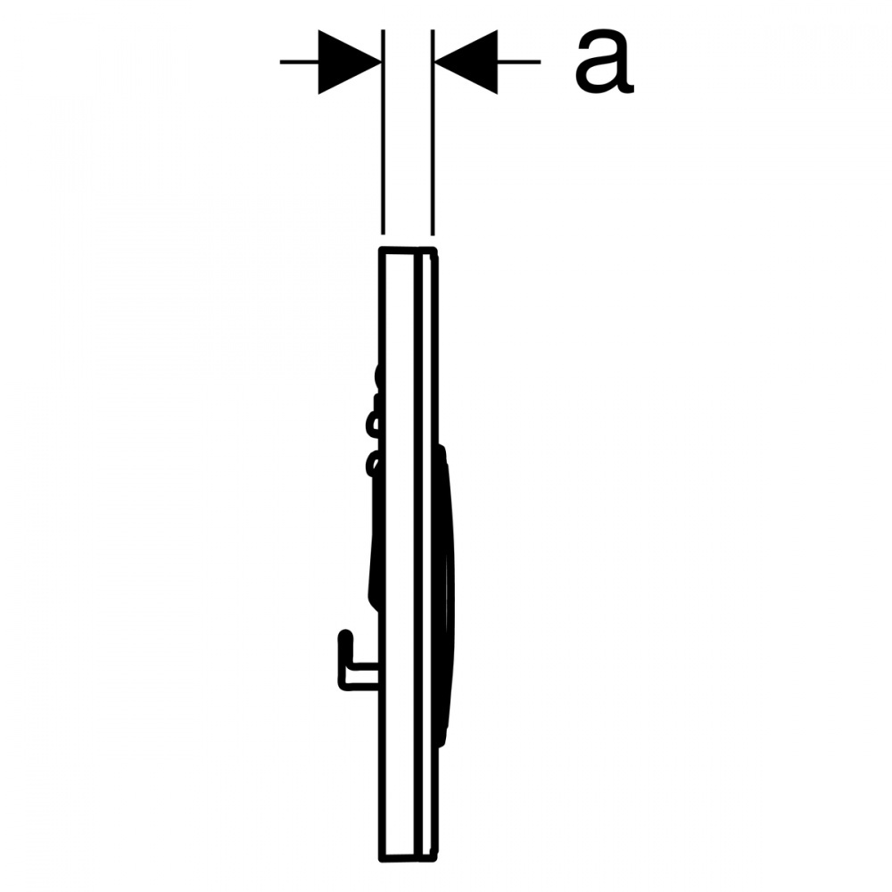 Кнопка смыва Geberit Sigma 21 (115.884.JM.1) серый