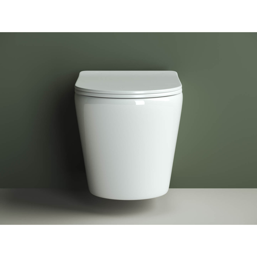 Подвесной унитаз Ceramica Nova HIGHLIGHT CN1804 с сиденьем
