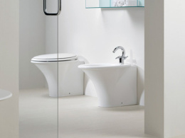 Фото Биде напольное Hatria Sculture (YR4201) белый