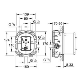 Гигиенический душ с термостатом Grohe 19984+28343+28362