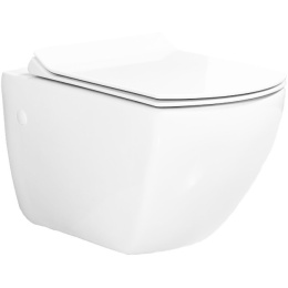 Подвесной унитаз BelBagno Carina BB514CHR, безободковый