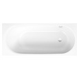 Ванна BETTE Comodo 1640-000 PLUS 170x75, BetteGlasur® Plus, перелив сзади, цвет-белый