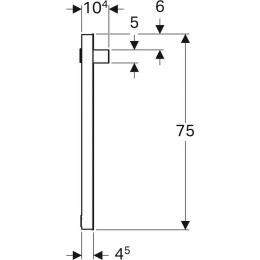 Geberit iCon 840790000 Зеркало, с подсветкой