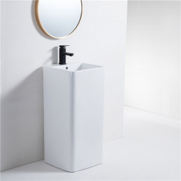 Раковина напольная CeramaLux (P7004L) белый