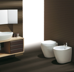 Приставной унитаз Simas Lft Spazio LFT 20 bi с крепежами