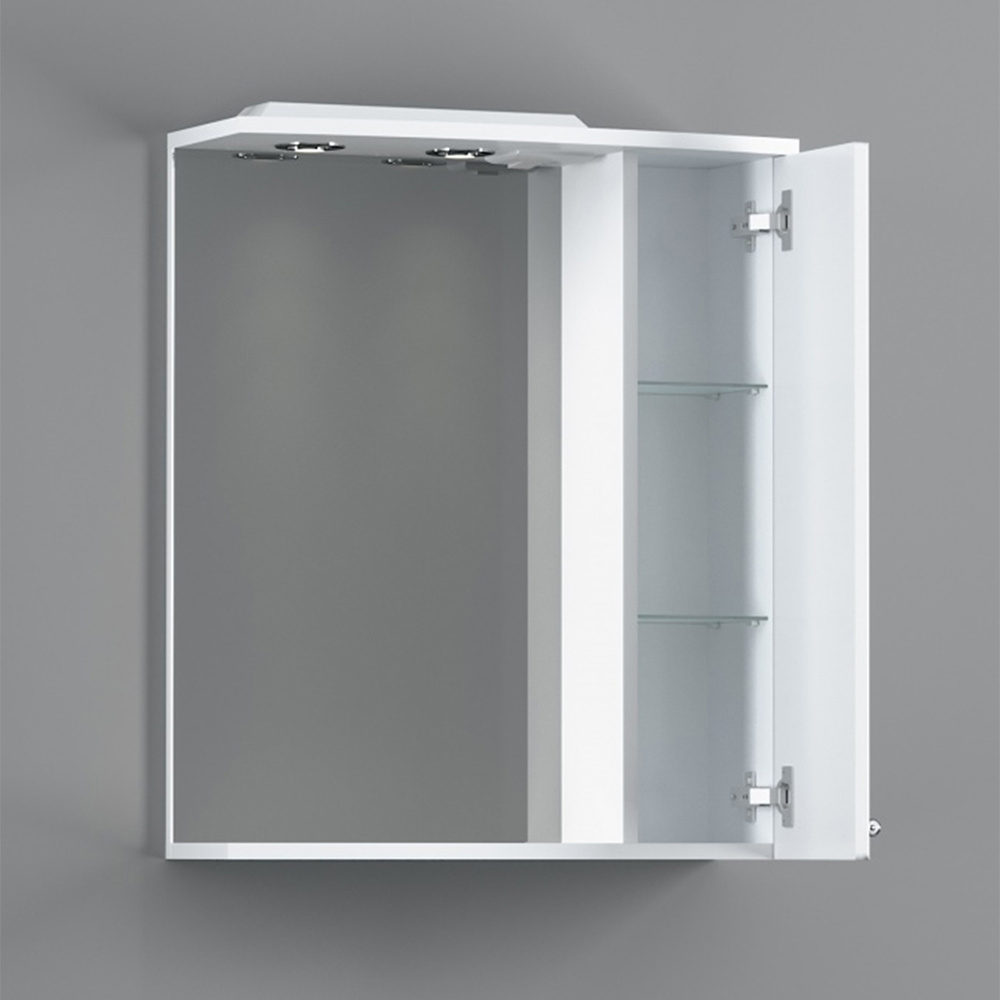 RedBlu by Damixa M41MPR0601WG Palace One, зеркало, частично зеркальный шкаф, правый, 60 см, с подсве