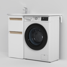 Фото База под столешницу Am.Pm X-Joy (M85AFSX0402WG) белый, светлое дерево