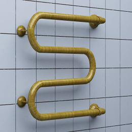 Фото Полотенцесушитель водяной ПК "Ника" М1 бронза М 50/70 бронза