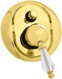 Фото Смеситель Cezares VINTAGE-VDIM-01-Sw для душа, хром, ручки Swarovski