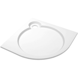 Поддон душевой Cezares Tray TRAY-S-R-90-550-56-W, 90 х 90 см, белый, из искусственного камня