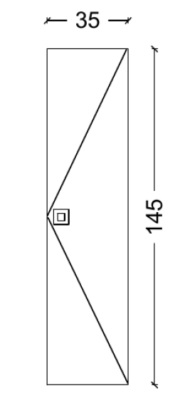 Фото Armadi Art Lucido 772-BB Пенал LUCIDO Бронзированный коричневый 304005