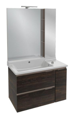 Тумба под раковину Jacob Delafon Soprano 100 см, EB1331-E15, цвет - черное дерево