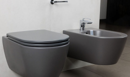 Сиденье для унитаза Hatria Futura (Y9AQ08) серый