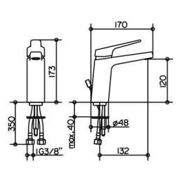 Фото Смеситель для раковины Keuco Collection Moll 52702010000, хром
