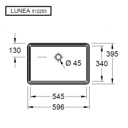 Фото Раковина встраиваемая Villeroy & Boch Lunea 51225301 альпийский белый