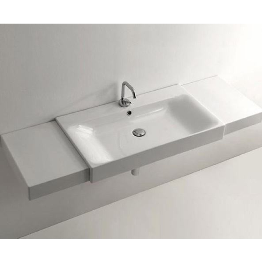 Kerasan Cento 354901 Раковина полувстраиваемая на 80 см