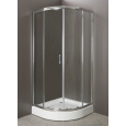 Душевой уголок BelBagno Uno-195, UNO-195-R-2-80-C-Cr, 80 х 80 х 195 см, профиль хром