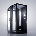 Душевая кабина 150x100x220 Orans SR-89102RS (89102RBLH) Черный, длинная дверная ручка