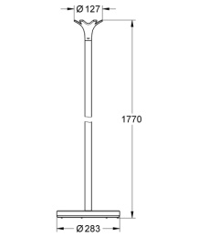 Держатель для халатов Grohe Ondus 40387KS0, черный бархат