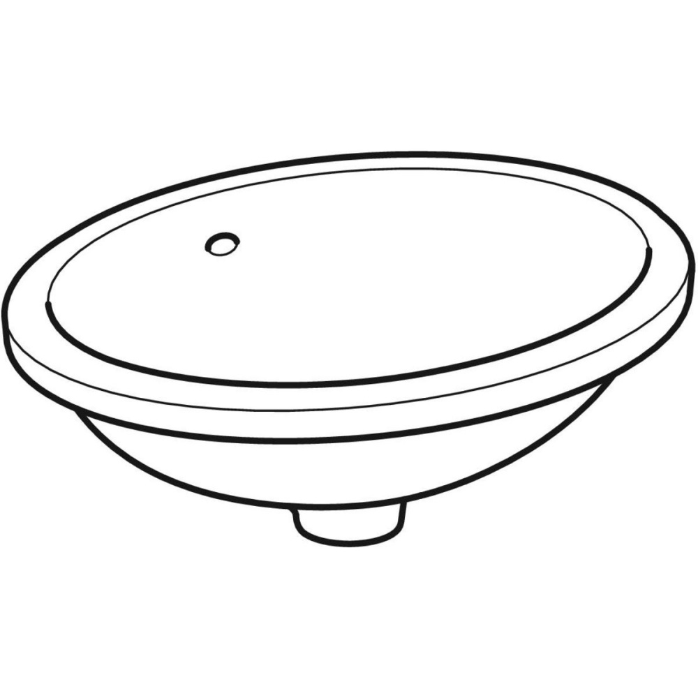 Geberit Variform 500.748.01.2 Раковина, встраиваемая снизу
