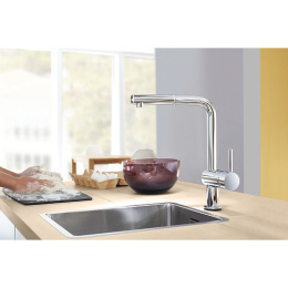 Grohe Touch 31360DC1 Смеситель для кухни, сенсорный, выдвижной излив