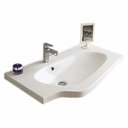 Тумба с раковиной BelBagno Formica tortora lucido BB800D/TL+BB800B